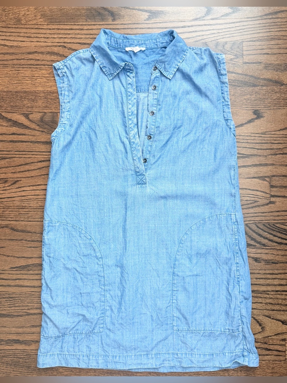 Splendid Wren Indigo Chambray Shift Dress - size small